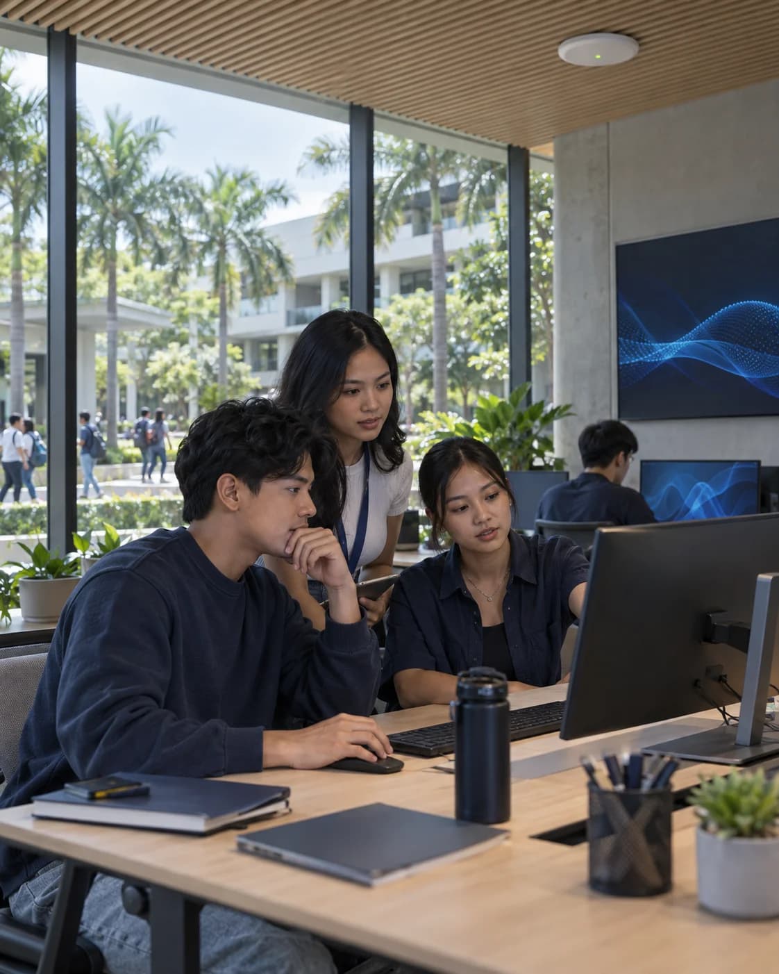 A connected learning environment on a Philippine university campus