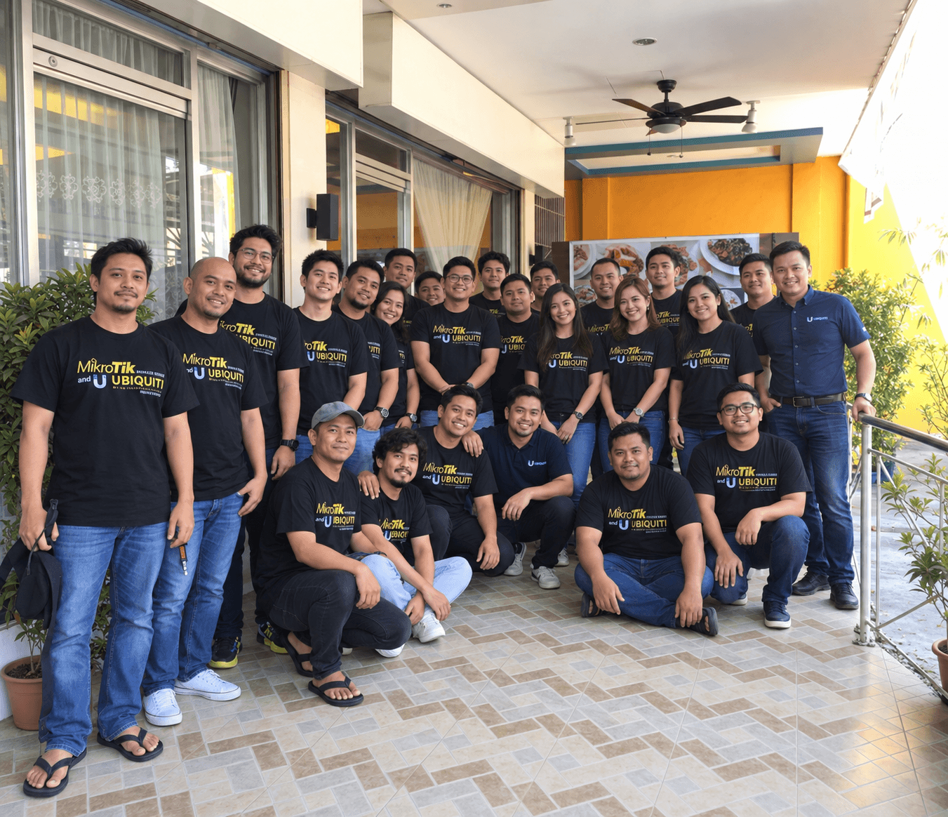 Hypernet team and networking workshop participants gathered after training
